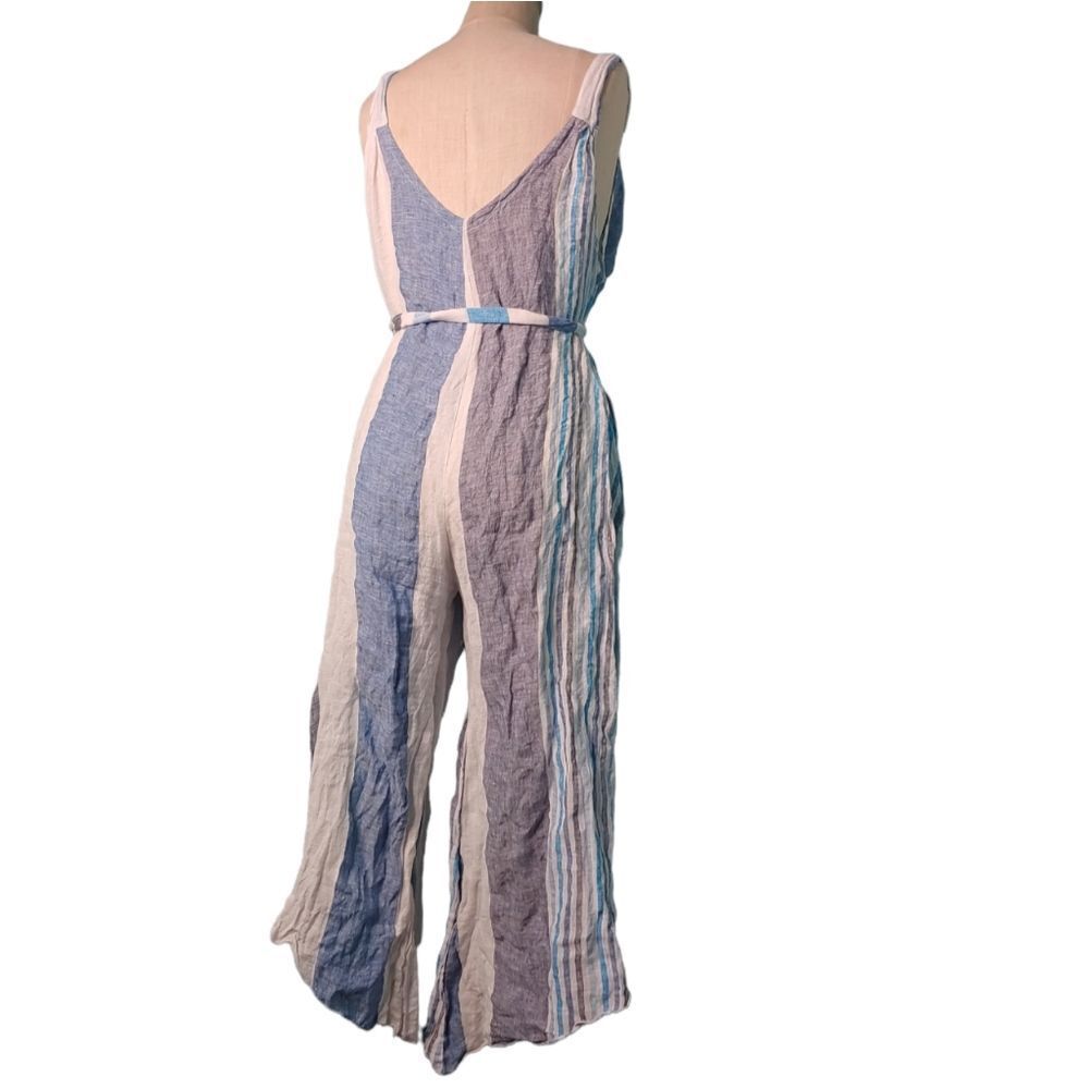 Wide Legged Lightweight Linen Romper